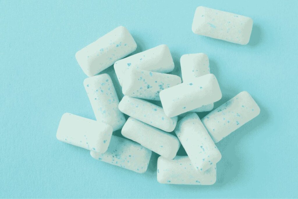 teeth whitening gum